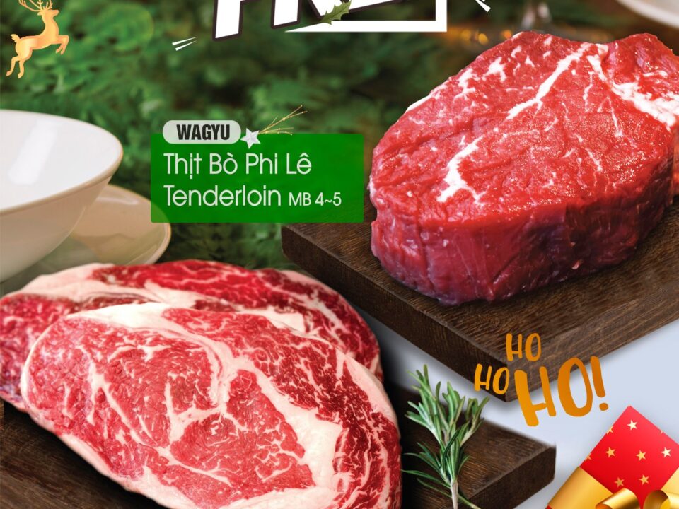 Promo sieu dac biet tang nhiet cap doi Order 1 tang 1 bo Wagyu570 o
