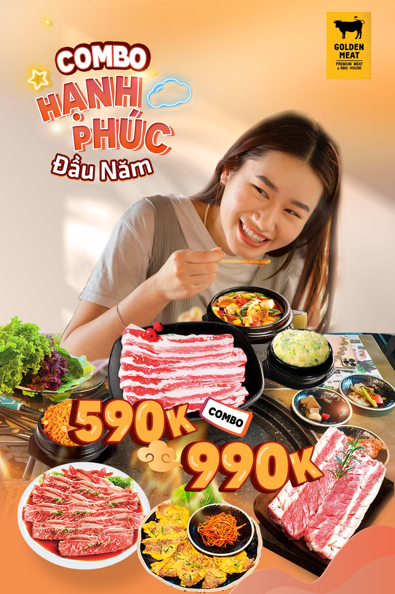 GOLDEN MEAT CHÚC PHÚC VỚI COMBO HẠNH PHÚC ĐẦU NĂM #590k VÀ #990k
