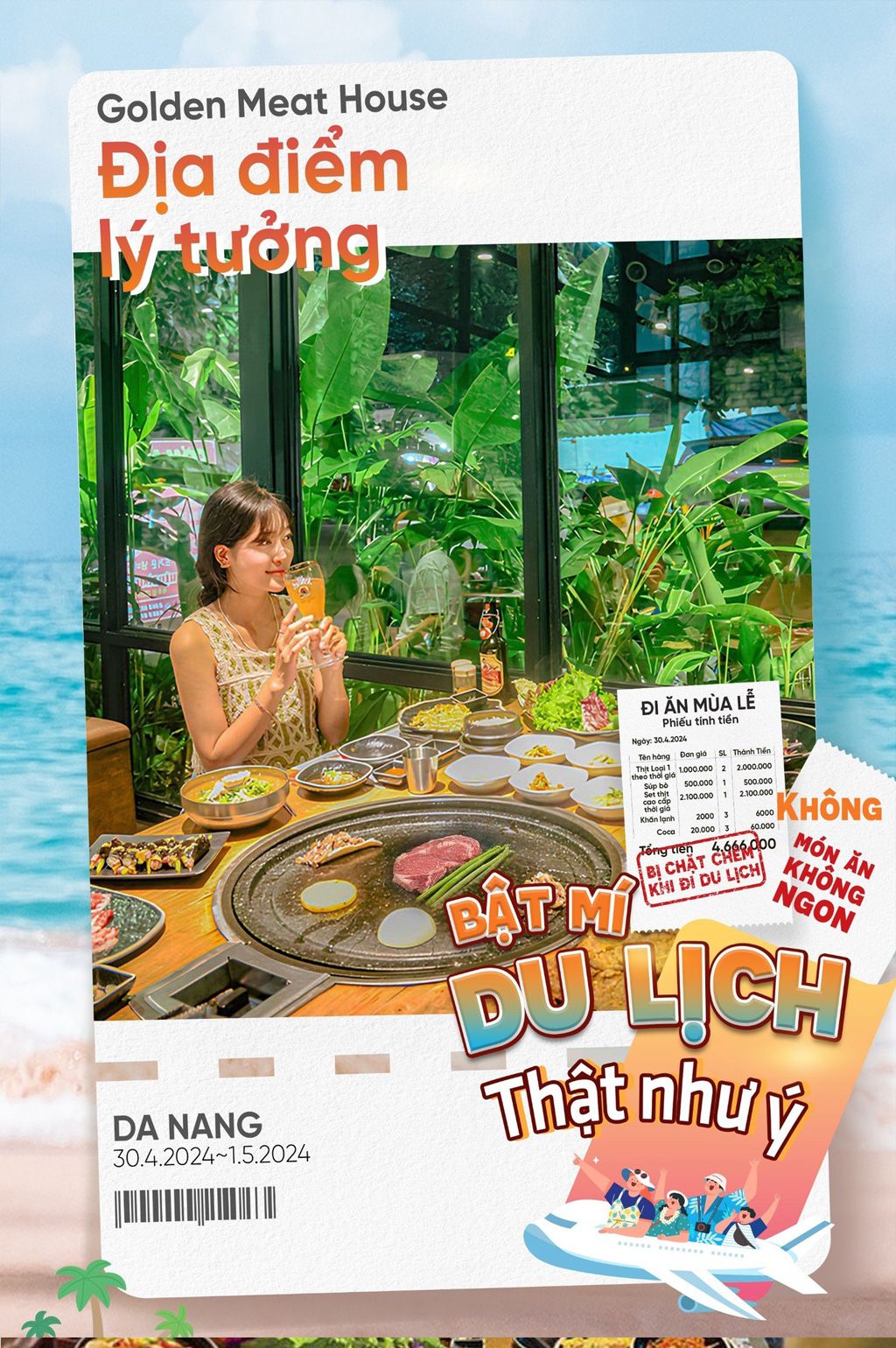 ĂN NGON, GIÁ HỢP TÚI TIỀN TẠI GOLDEN MEAT HOUSE