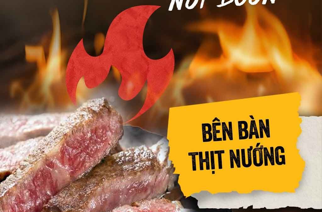 Chia sẻ niềm vui nỗi buồn bên bàn thịt nướng Golden Meat House