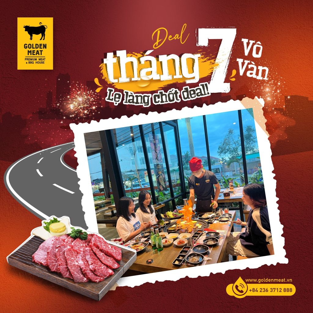 DEAL THÁNG 7 VÔ VÀN ƯU ĐÃI - LẸ LÀNG ĐẾN CHỐT DEAL TẠI GOLDEN MEAT