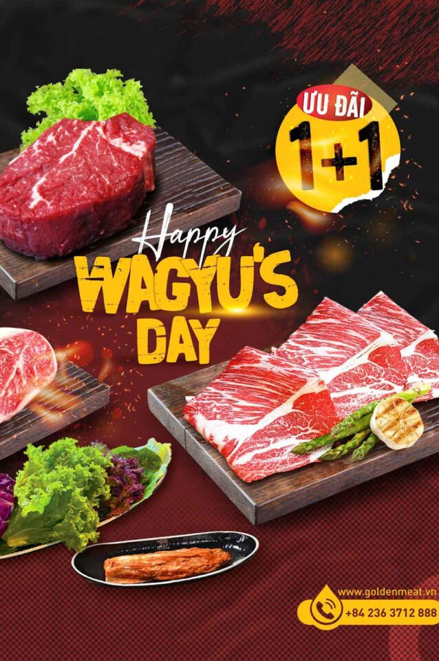 HAPPY WAGYU'S DAY - BUY 1 GET 1 FREE