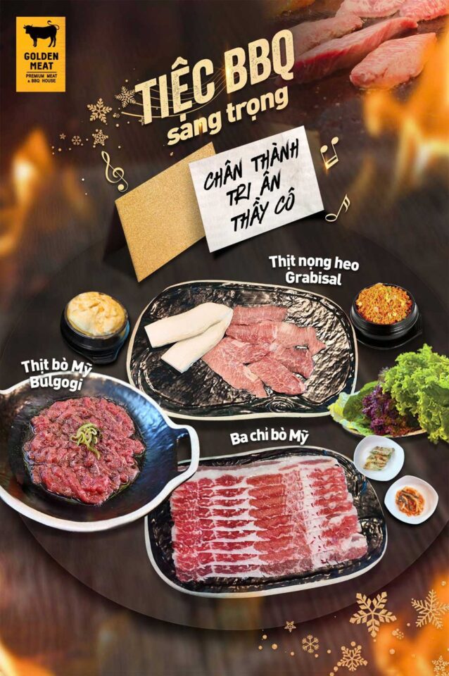 BỮA TIỆC BBQ SANG TRỌNG – CHÂN THÀNH TRI ÂN THẦY CÔ