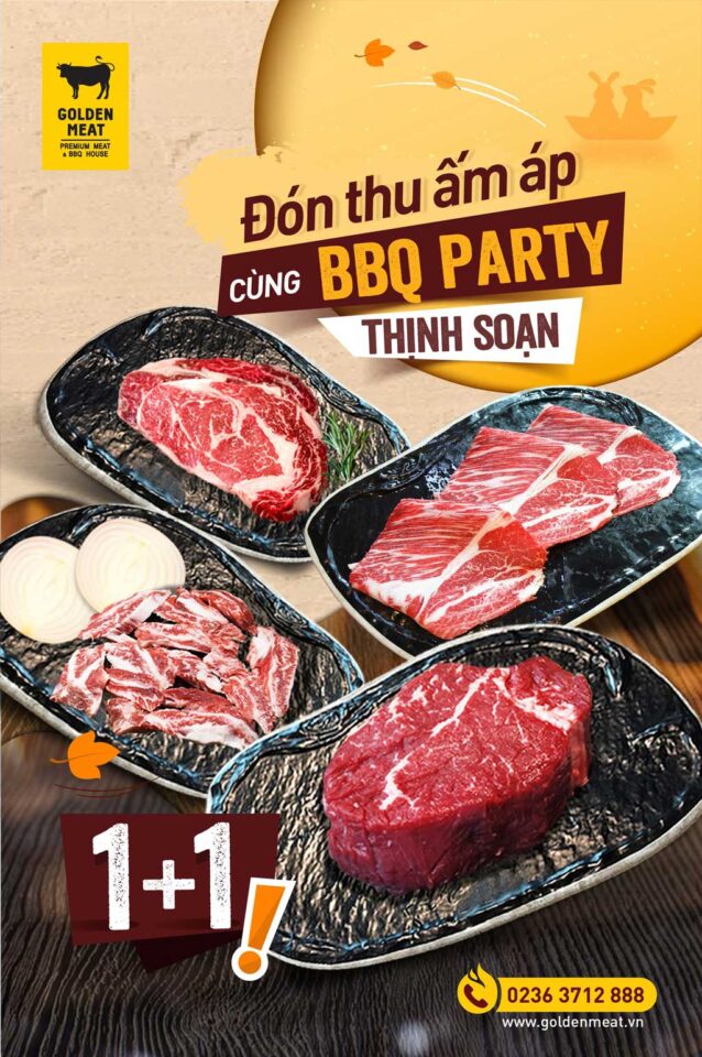 ĐÓN THU ẤM ÁP CÙNG BBQ PARTY THỊNH SOẠN TẠI GOLDEN MEAT