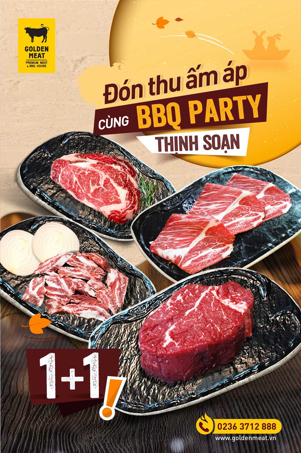 ĐÓN THU ẤM ÁP CÙNG BBQ PARTY THỊNH SOẠN TẠI GOLDEN MEAT