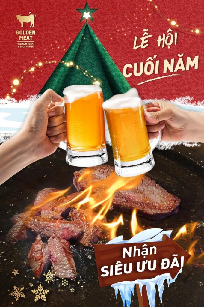 VUI LỄ HỘI CUỐI NĂM - NHẬN ƯU ĐÃI SIÊU HẤP DẪN GOLDEN MEAT