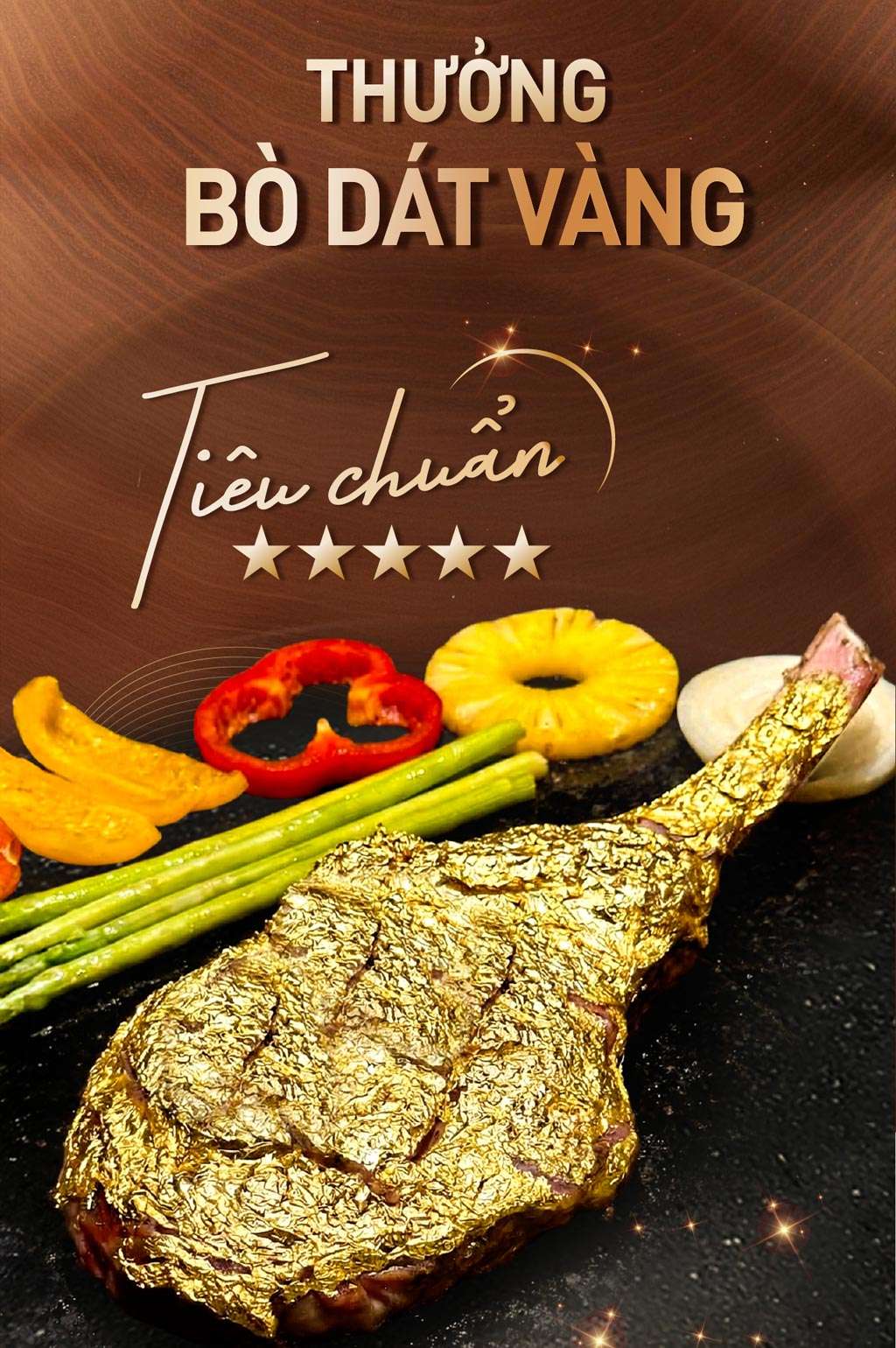 THƯỞNG BÒ DÁT VÀNG TIÊU CHUẨN 5 SAO GOLDEN MEAT